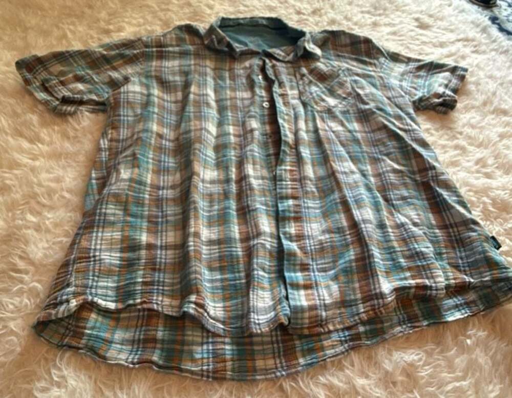 KÜHL Men's Short Sleeve Organic‎ Cotton Plaid Button-Down Shirt
